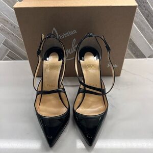 Christian Louboutin CRISSOS 100 PATENT/NAPPA SHINY